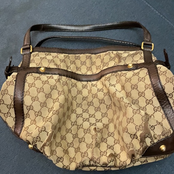 Gucci monogram Hobo Bag - Picture 2 of 3